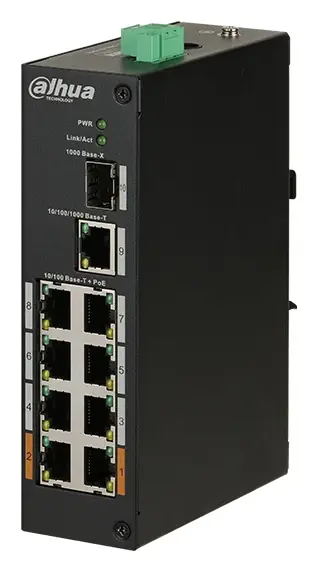 Dahua PFS3110-8ET-96 8 Port Endüstriyel PoE Switch — görsel 2