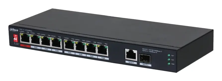Dahua PFS3110-8ET1GT1GF-96 10 Port PoE Switch