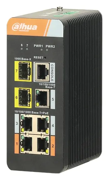 Dahua PFS4207-4GT-DP 4 Port Gigabit Endüstriyel PoE Switch