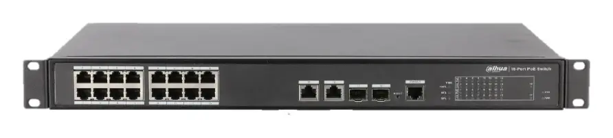 Dahua PFS4218-16ET-240 16 Port Endüstriyel PoE Switch