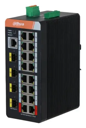 Dahua PFS4420-16GT-DP 20 Port Endüstriyel PoE Switch