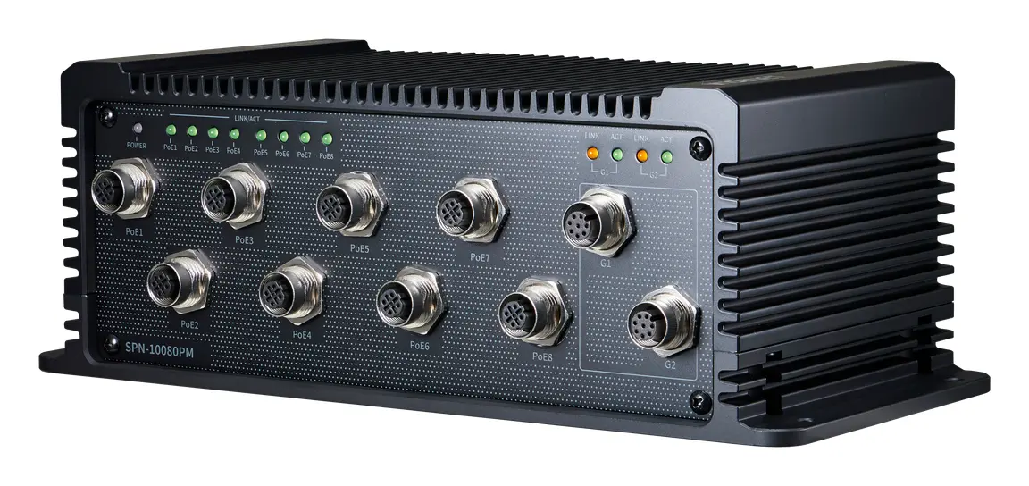 Hanwha Vision SPN-10080PM 8 Port PoE Switch