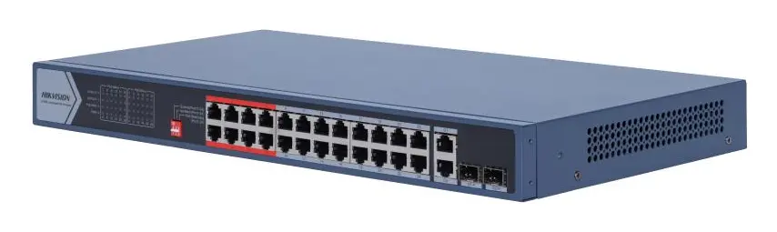 Hikvision DS-3E0326P-E(D) 24 Port PoE Switch — görsel 5
