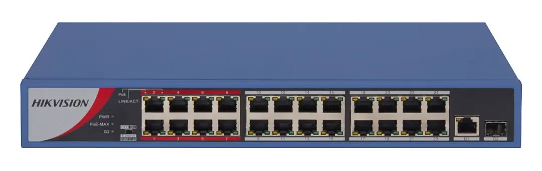 Hikvision DS-3E0326P-E/M 24 Port PoE Switch