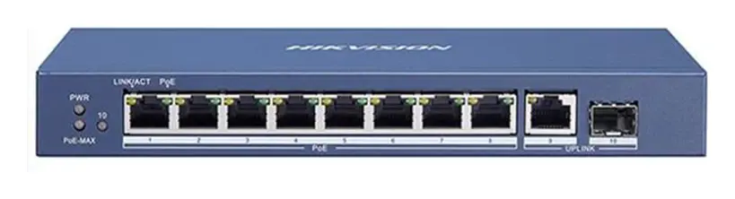 Hikvision DS-3E0510P-E 8 Port PoE Switch
