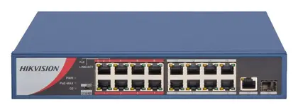 Hikvision DS-3E0518P-E/M 16 Port PoE Switch