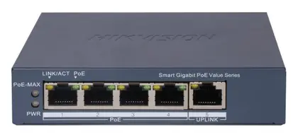 Hikvision DS-3E1505P-EI/M(C) 4 Port Gigabit PoE Switch