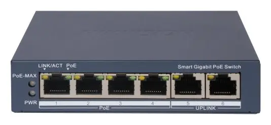 Hikvision DS-3E1506P-EI 4 Port Gigabit Smart PoE Switch