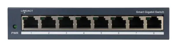 Hikvision DS-3E1508-EI(C) 8 Port Gigabit Network Switch — görsel 2