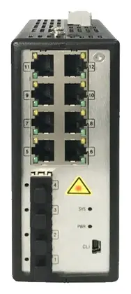 Hikvision DS-3T3512P 4 Port Gigabit Endüstriyel PoE Switch