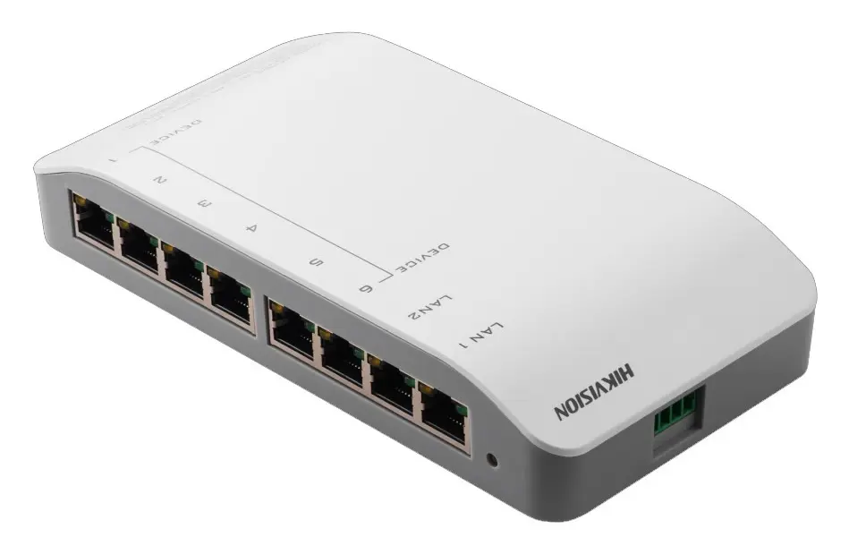Hikvision DS-KAD606-N 8 Port İnterkom Network Switch