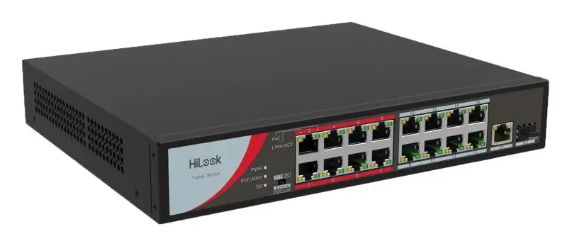 HiLook NS-0318P-130(B) 16 Port PoE Switch — görsel 2