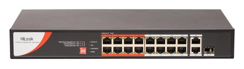 HiLook NS-0318P-130(C) 16 Port PoE Switch