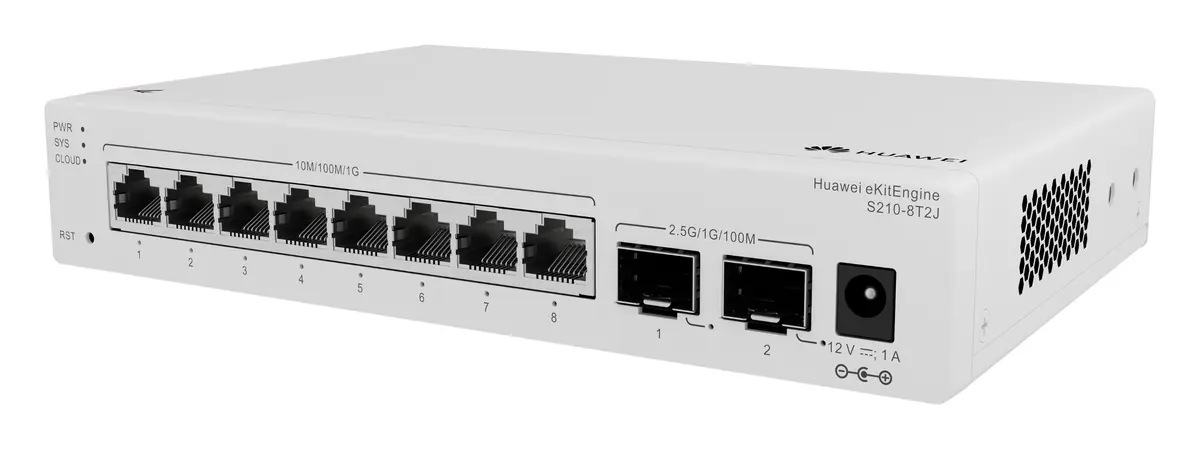 Huawei S210-8T2J 8 Port Gigabit Yönetilebilir Switch — görsel 3
