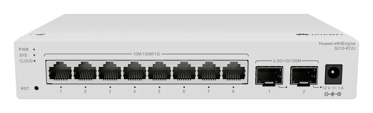 Huawei S210-8T2J 8 Port Gigabit Yönetilebilir Switch — görsel 4