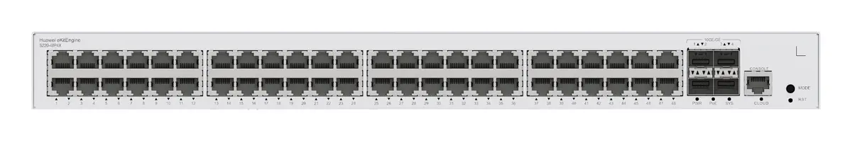 Huawei S220-48P4X 48 Port Gigabit 4x10G SFP+ PoE+ PoE Switch — görsel 2