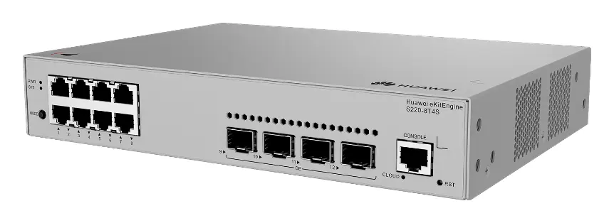 Huawei S220-8T4S 8 Port Gigabit 4xSFP Yönetilebilir Switch — görsel 3