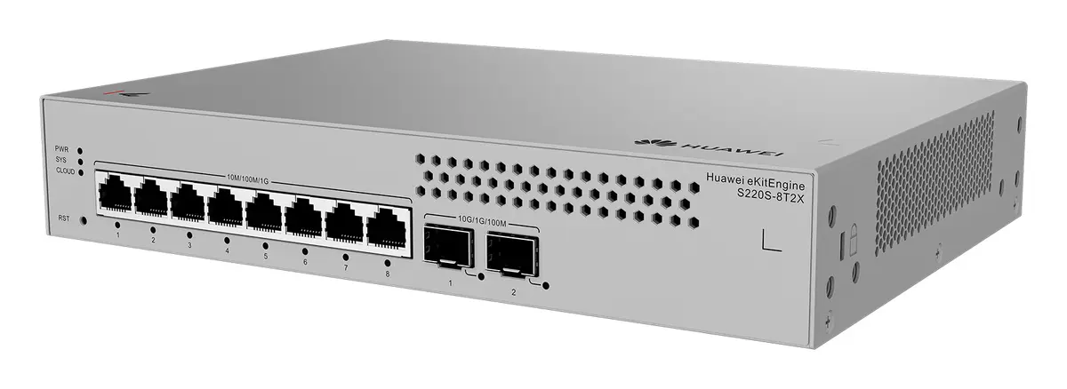 Huawei S220S-8T2X 8 Port Gigabit 2x10G SFP+ Yönetilebilir Switch — görsel 2