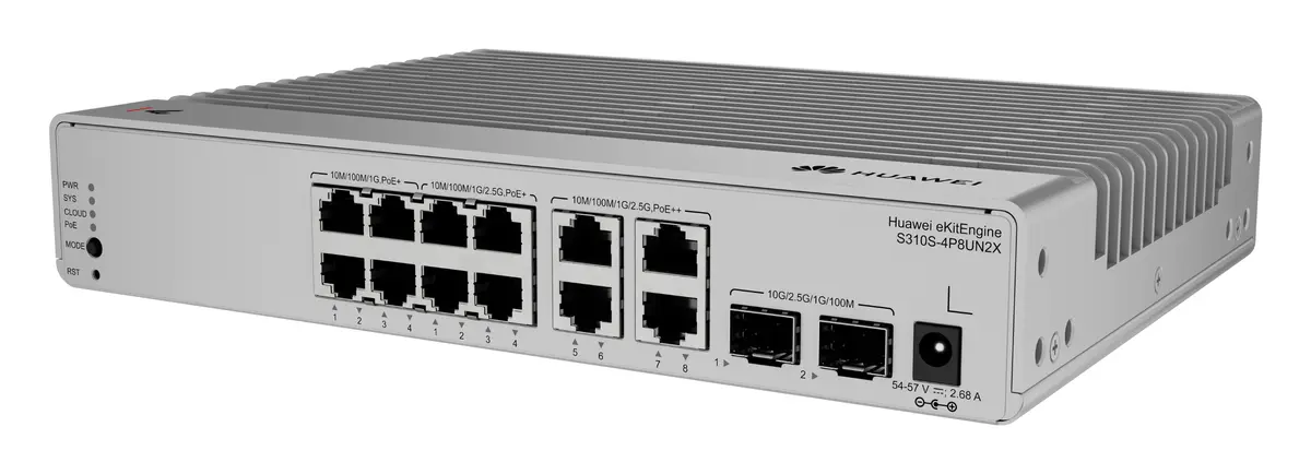 Huawei S310S-8P4UN2X 8 Port Gigabit 2x10G SFP+ PoE++ PoE Switch — görsel 3