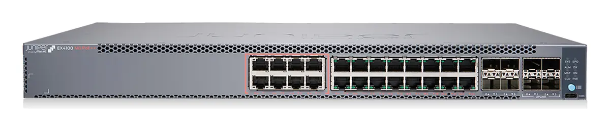 Juniper EX4100-48T 48 Port 4x10G Uplink Yönetilebilir Switch — görsel 2