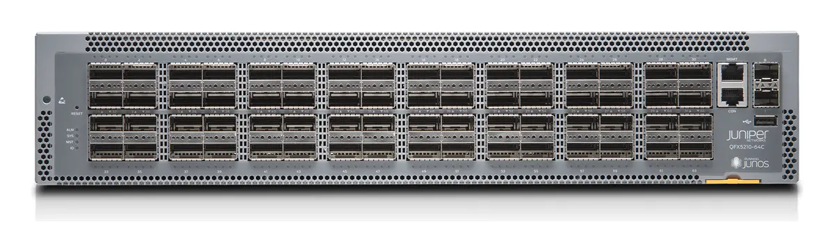 Juniper QFX5210-64C-AFO-T2 64 Port 100G QSFP28 Veri Merkezi Switch