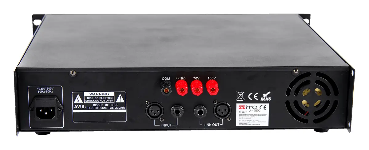 Mito A 500P 100V Power Amfi — görsel 4