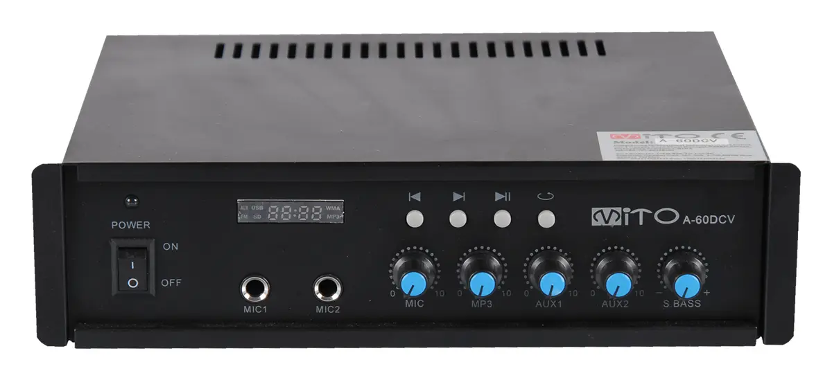 Mito A 60DCV 12DC 60W 100V Mikser Amfi — görsel 2