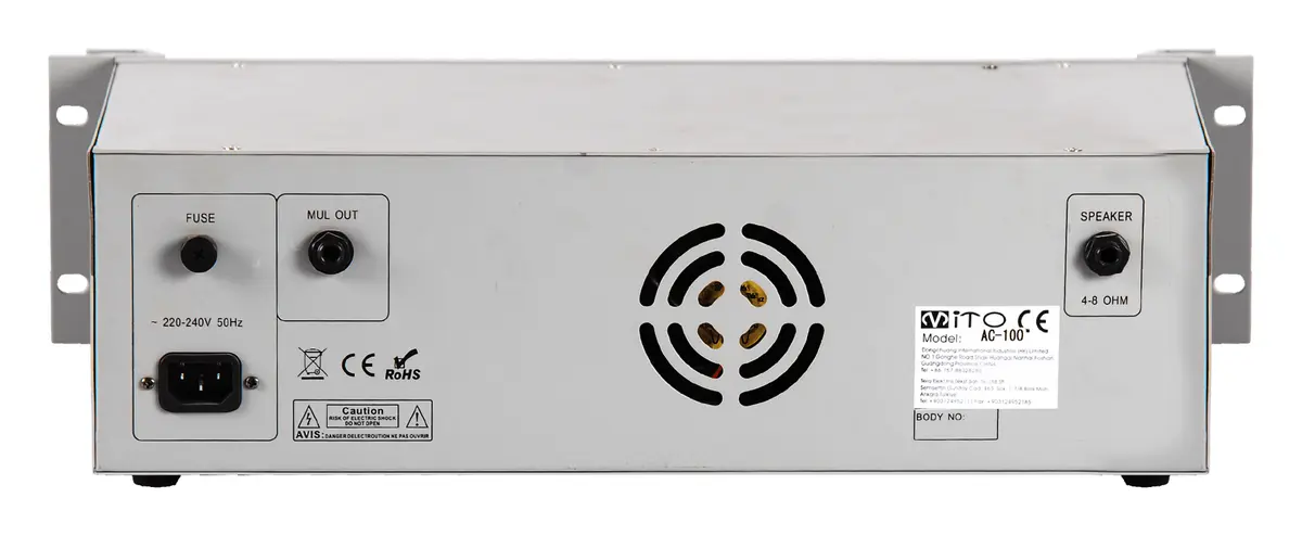 Mito AC 100 100W Mikser Amfi — görsel 3
