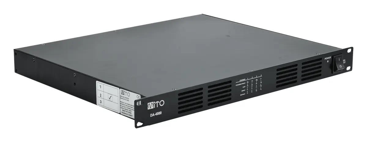 Mito DA 4000-3 4x500W 100V Power Amfi