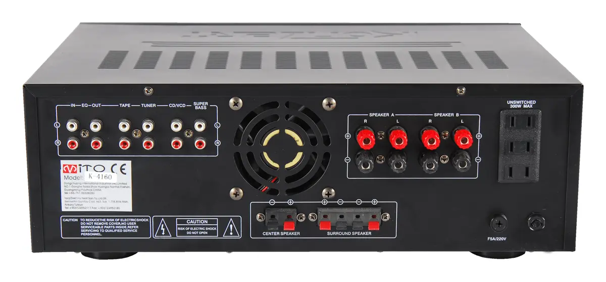 Mito K 4160 4x160W Mikser Amfi — görsel 3