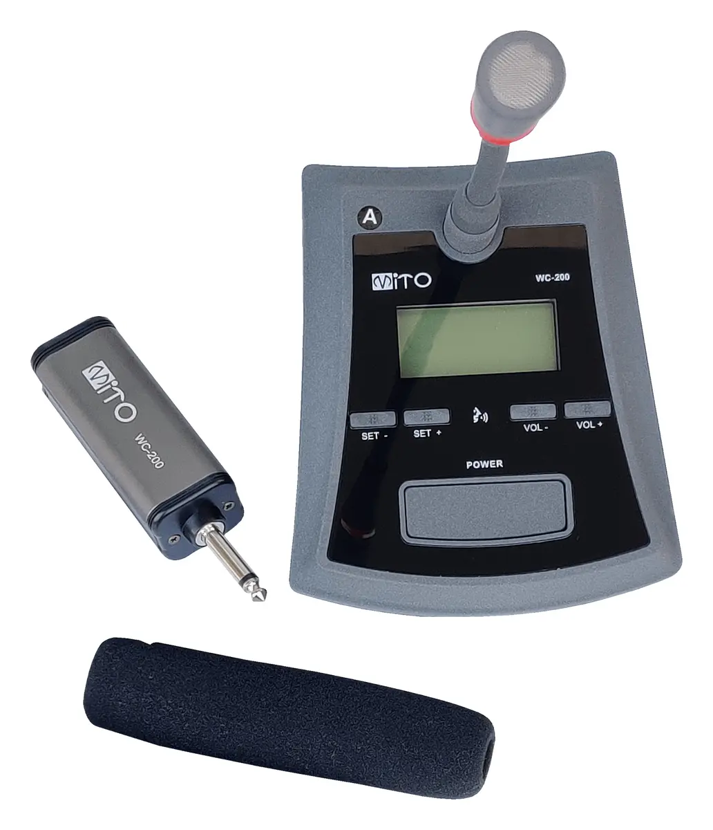 Mito WC 200 UHF Kablosuz Mikrofon Seti