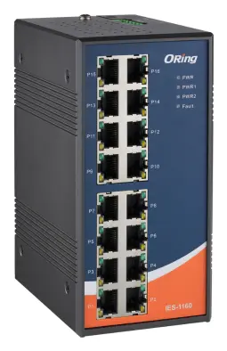 ORing IES-1160 16FE Endüstriyel Yönetilemez Switch — görsel 3