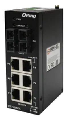 ORing IES-162FX-SS-SC-L 6FE + 2 SC Single-mode Endüstriyel Yönetilemez Switch