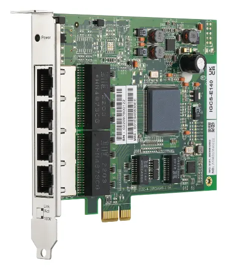 ORing IGCS-E140 EN50155 PCIe Yönetilemez Ethernet Switch Card ve 4FE EN50155 Demiryolu Switch