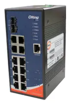 ORing IGPS-9842GTP 8GE PoE + 4GE + 2G SFP Ethernet Switch, IEEE 802.3af/at Endüstriyel Yönetilebilir PoE Switch