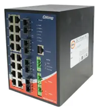 ORing IGS-P9164GF-SS-SC-LV IEC 61850-3 Yönetilebilir Ethernet Switch ve 16GE + 4G SC Single-mode, Dual DC IEC 61850-3 Trafo Merkezi Switch