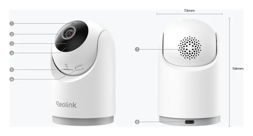 Reolink E331 5MP Wi-Fi PT Kamera