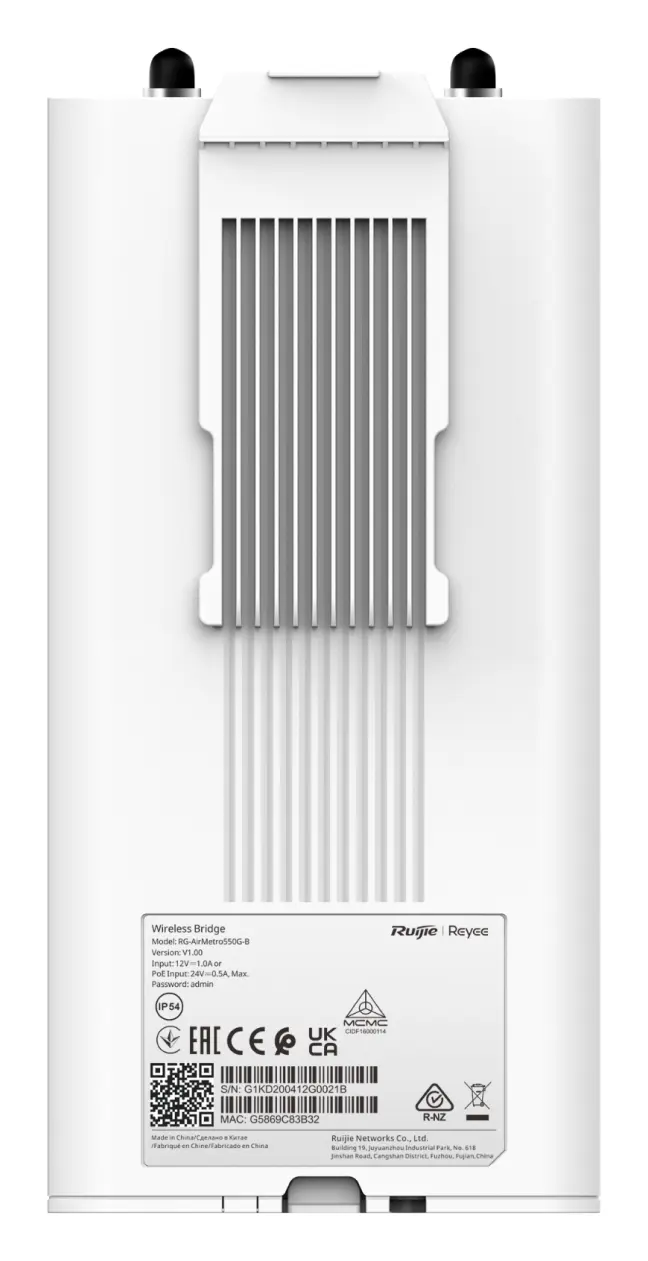 Reyee RG-AIRMETRO550G-B 5 GHz 867 Mbps Kablosuz Köprü — görsel 2
