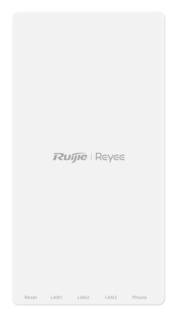 Reyee RG-APF1250 Wi-Fi 5 AC1200 Çift Bant e-Lighten Fiber Duvar Tipi Access Point