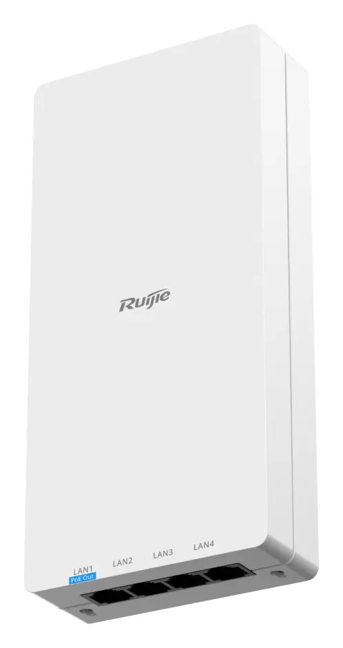 Reyee RG-APF1260(MG-P) Wi-Fi 6 AX3000 Çift Bant e-Lighten Fiber PoE Çıkışlı Duvar Tipi Access Point görsel 3