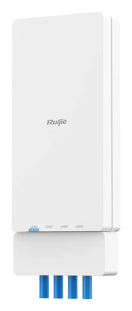 Reyee RG-APF1260(MG-P) Wi-Fi 6 AX3000 Çift Bant e-Lighten Fiber PoE Çıkışlı Duvar Tipi Access Point görsel 4
