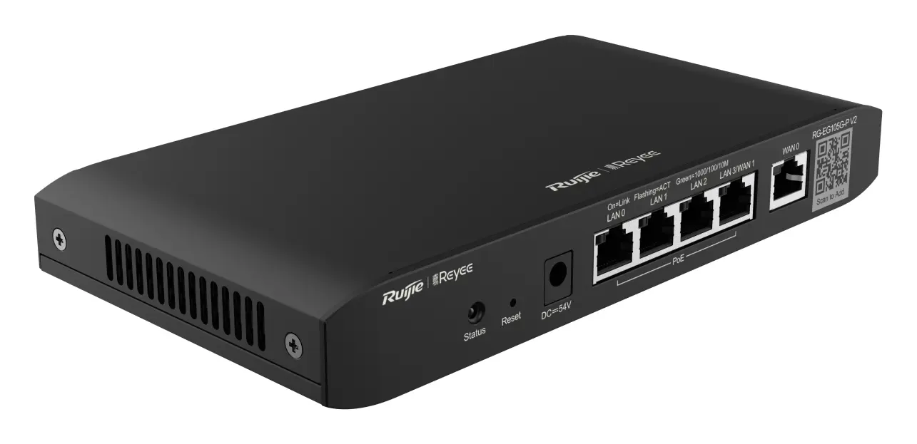 Reyee RG-EG105G-P V2 5 Port Gigabit PoE+ Bulut Yönetimli Router görsel 3