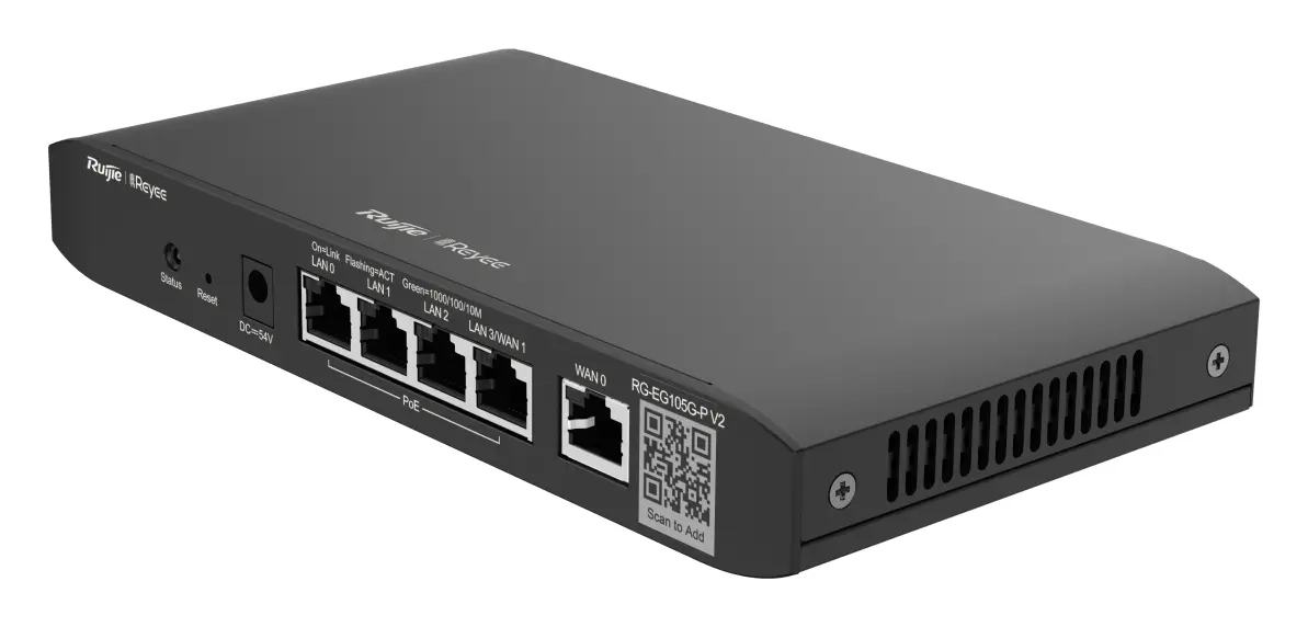 Reyee RG-EG105G-P V2 5 Port Gigabit PoE+ Bulut Yönetimli Router görsel 4