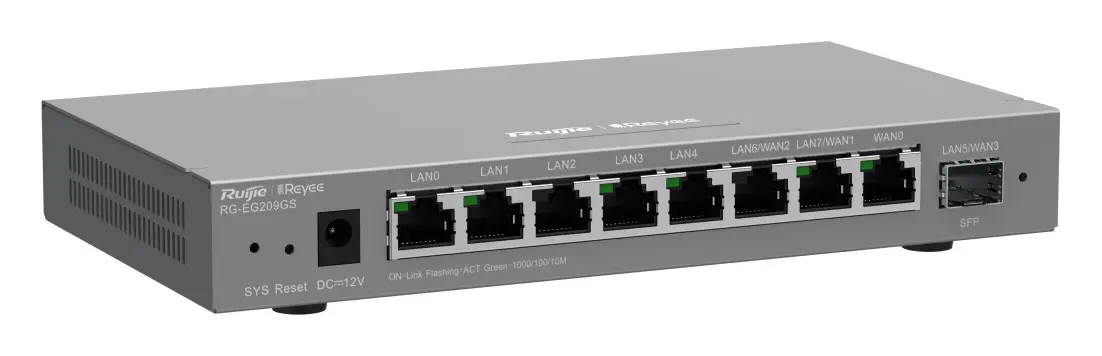 Reyee RG-EG209GS 9 Port Gigabit Bulut Yönetimli Router — görsel 4