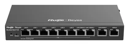 Reyee RG-EG210G-P-V3 10 Port Gigabit PoE+ Bulut Yönetimli Router