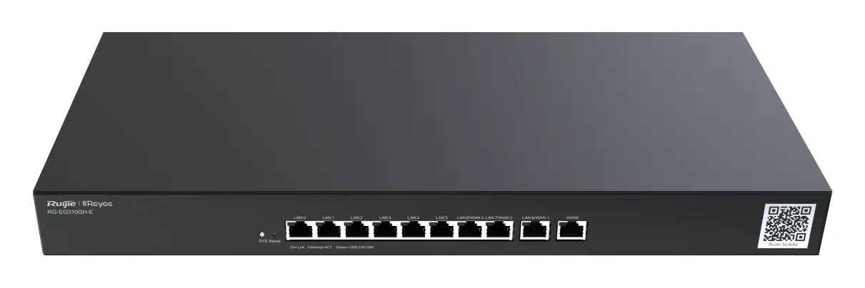 Reyee RG-EG310GH-E 10 Port Bulut Yönetimli Router görsel 2