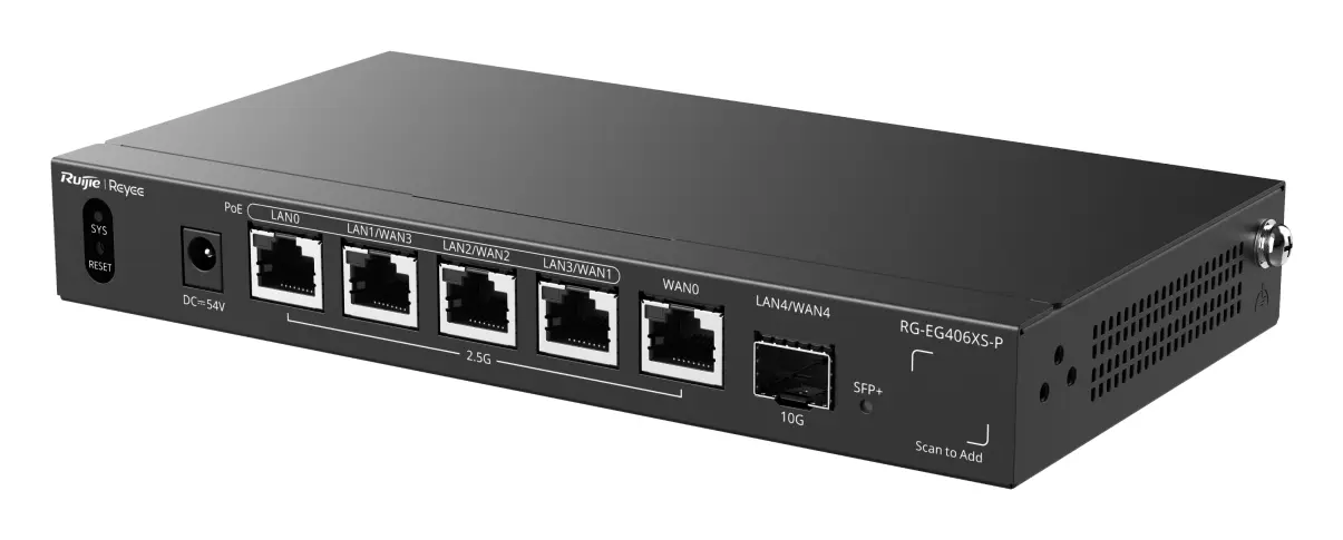 Reyee RG-EG406XS-P 5 Port PoE+ Bulut Yönetimli Router görsel 3