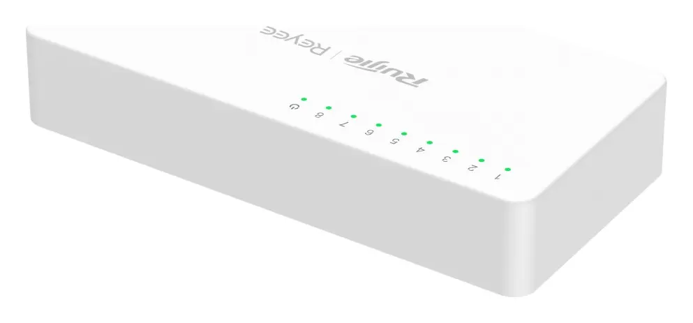 Reyee RG-ES08F 8 Port Fast Ethernet Yönetilemez Switch — görsel 4