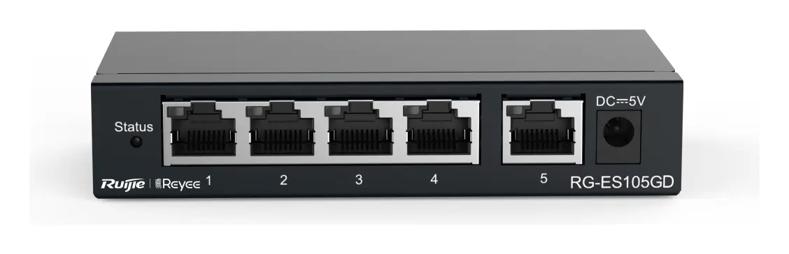 Reyee RG-ES105GD 5 Port Gigabit Yönetilemez Switch görsel 2
