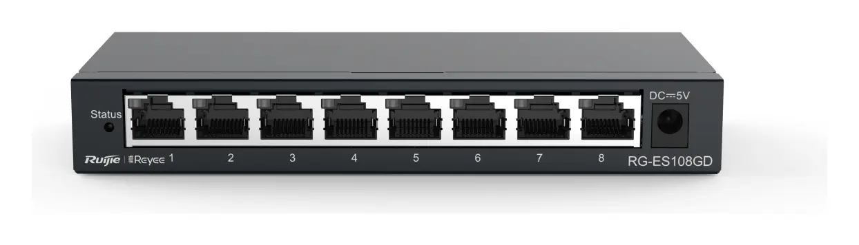 Reyee RG-ES108GD 8 Port Gigabit Yönetilemez Switch görsel 2